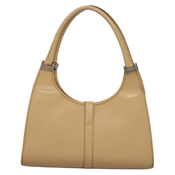 GUCCI Jackie Hand Bag Leather Beige Silver 002 1067 Auth bs28439 - Picture 3 of 16